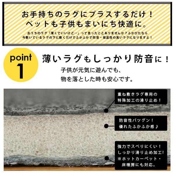 高反発クッション 下敷き専用 ラグ ふかピタ 170 170cm Smi Intrm Fukapi きせかえマイホーム ヤフー店 通販 Yahoo ショッピング