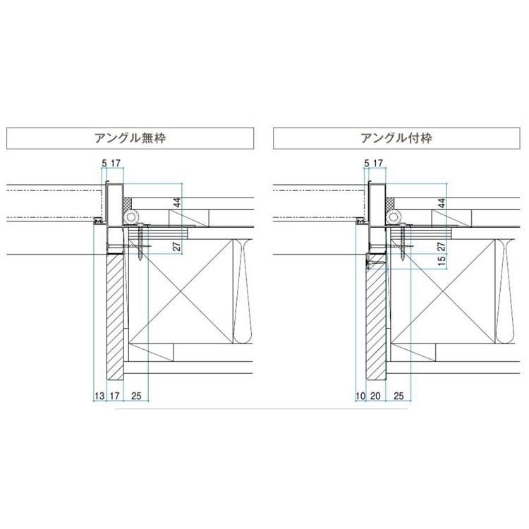 LIXIL（リクシル） 玄関ドア ロンカラーフラッシュドア ランマ無 半外付型 ガラリタイプ(0618・07818・0818)LIXIL ...