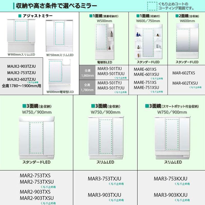 ★[AR3H-905SFY_STD] リクシル LIXIL Piara ピアラ 洗面台 900mm 引出タイプ スタンダード 即湯シングルレバー水栓カラー選択可◇_8