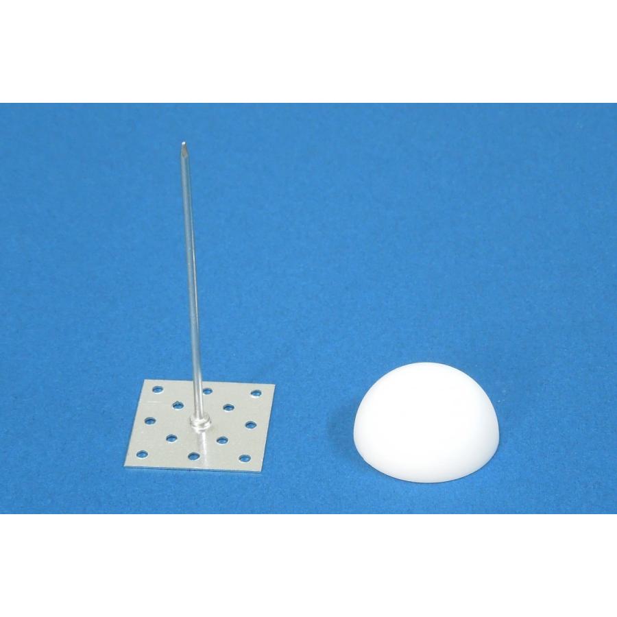 タイルメント スピンドル鋲（硬質）プラスチックボタンワッシャー付き