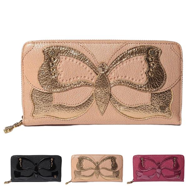 アナスイ 財布 レディース レディース 人気 長財布 かわいい ブランド Vendome Bywomen ビッグバタフライ Anna1156 爆