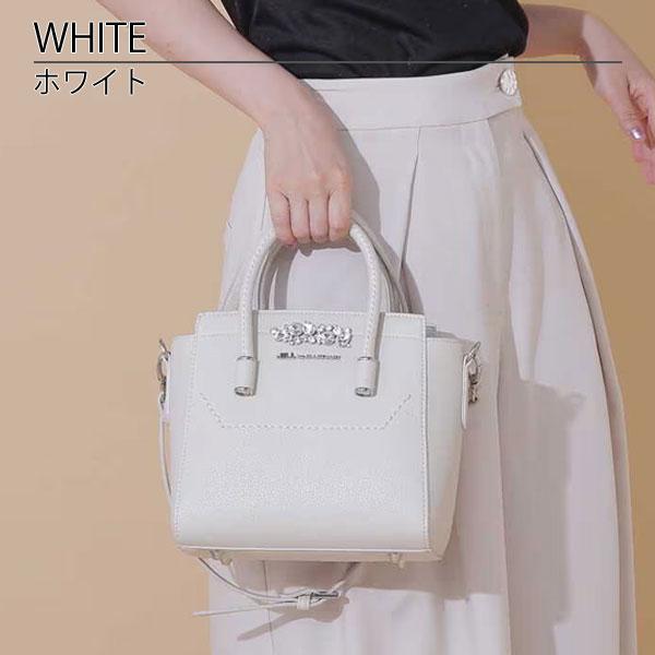 ビジューロイヤルトート ホワイト JILL STUART（ジルスチュアート） 国内正規品 公式ラッピング ジルバイ