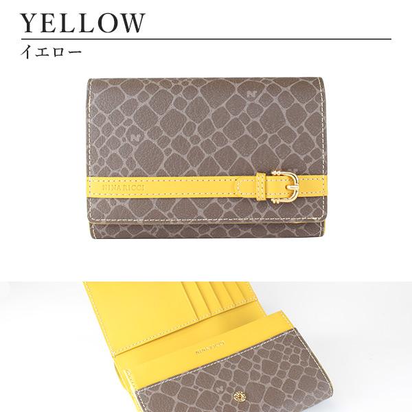 ニナリッチ 財布 レディース 折財布 折りたたみ カラーヌーボー 