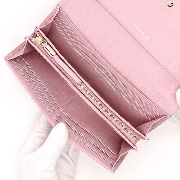 【新版】 ニナリッチ ナクレ かぶせファスナー長財布 85-1874 【B2396555032】(14050円)