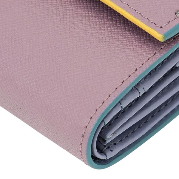 ほぼ未使用 ポールスミス 財布 Paul Smith レディース 3つ折りミニ財布 カラードエッジ 845429 W543 BPW543 LV3PNW0643 【A2356639968】(13816円)