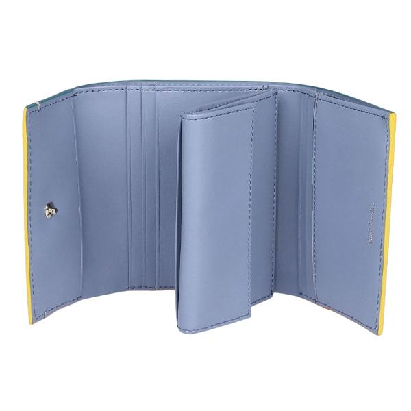 ほぼ未使用 ポールスミス 財布 Paul Smith レディース 3つ折りミニ財布 カラードエッジ 845429 W543 BPW543 LV3PNW0643 【A2356639968】(13816円)