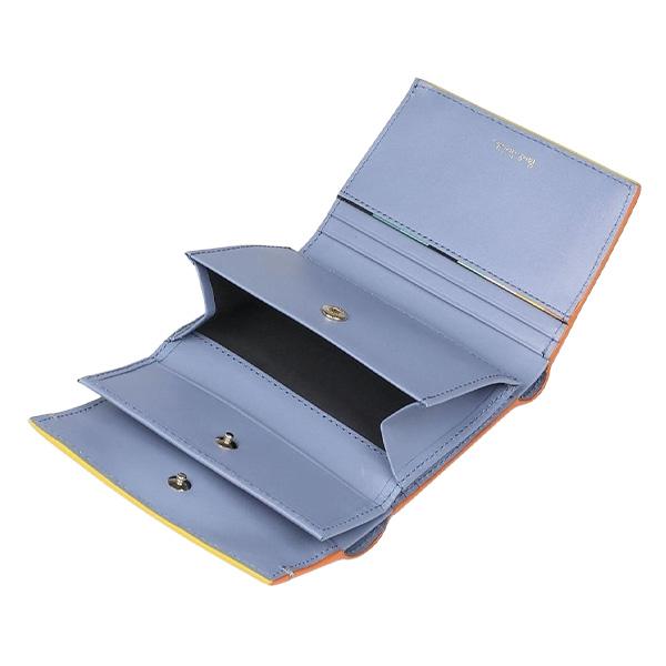 ほぼ未使用 ポールスミス 財布 Paul Smith レディース 3つ折りミニ財布 カラードエッジ 845429 W543 BPW543 LV3PNW0643 【A2356639968】(13816円)