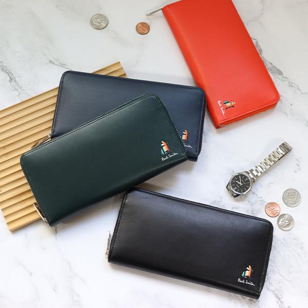 ☆残りわずか☆新品☆箱付 ポールスミス ポイントマルチ 長財布 濃茶 Paul Smith（ポール・スミス） メンズ ファスナー長財布 財布 マーケ