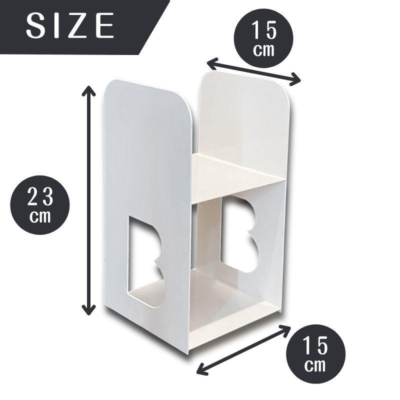 ブックスタンド 卓上 本立て おしゃれ ブックエンド 倒れない スタンド リビング オフィス 本 漫画 ホワイト 特別セール品