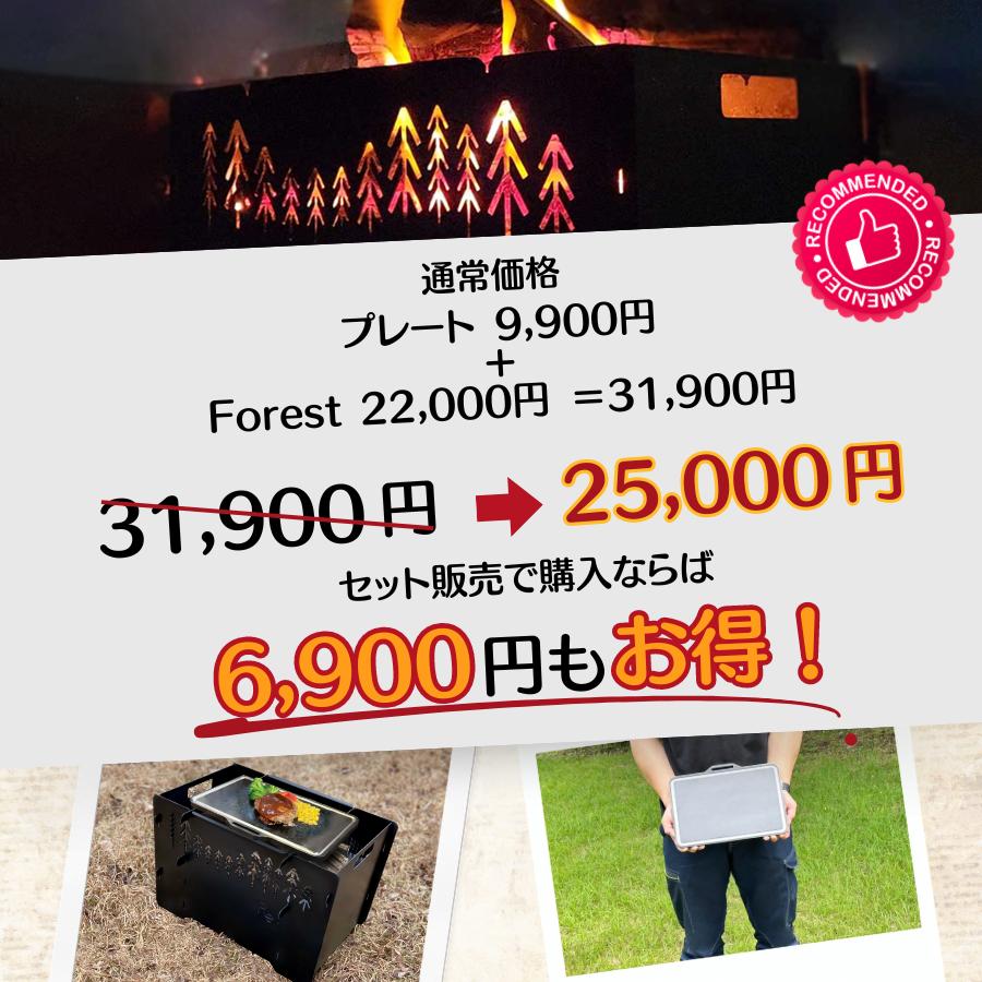 日本製 焚き火台 BBQ 薪入れ簡単 組み立て式 アウトドア 同時調理可能 コンパクト収納 多人数対応 取手付 カセットコンロ 鉄板プレート 冬キャンプ 野営キャンプ |  | 01
