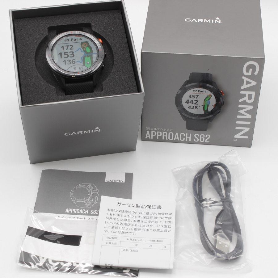 Approach 【新品】GARMIN S62 Black 010-02200-20 ゴルフナビ スマート