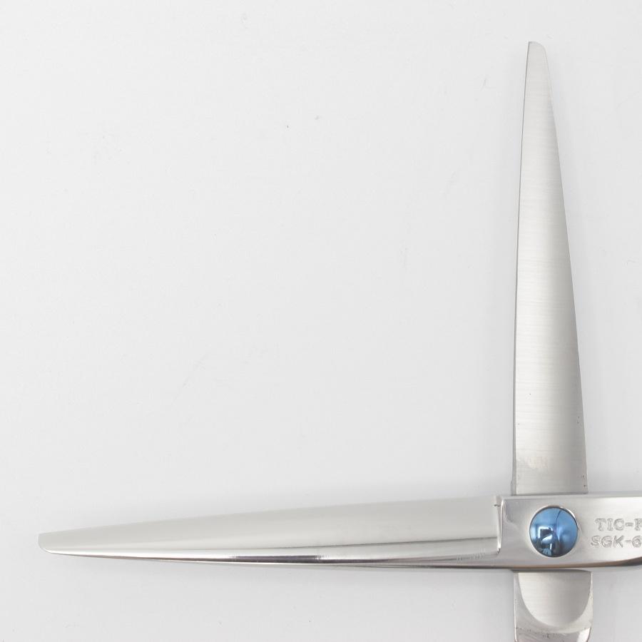 ボーナスストア+5％【美品/研磨済】TIC-F SGK-60 スーパーゴールド カットシザー 6インチ 片剣刃 3Dハンドル ティック |  | 04