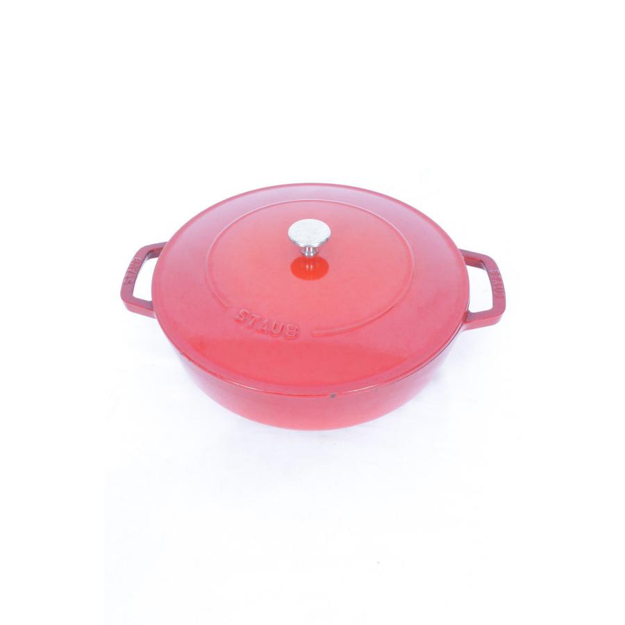 新品 ストウブ ブレイザー・ソテーパン 28cm チェリー 40511-474 Staub（ストウブ） ブレイザー ソテーパン 28cm チェリー 40511-474