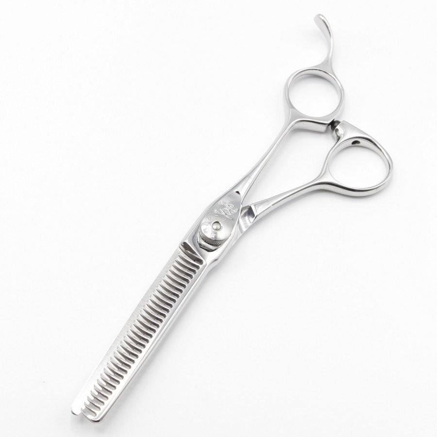 【美品】ナルトシザー ヘネシーラムールS31 セニング 5.8インチ ヘネシーオフセットハンドル 二梳き 31目約20%〜25% ニューハイボン | 