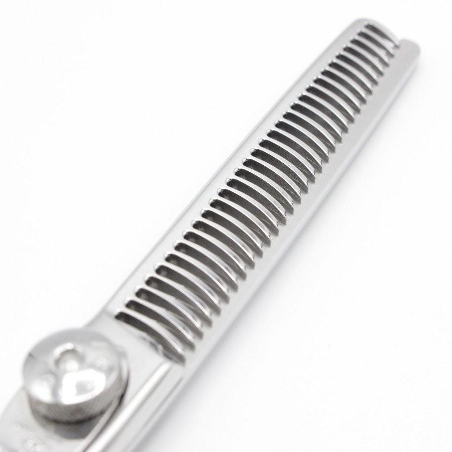 【美品】ナルトシザー ヘネシーラムールS31 セニング 5.8インチ ヘネシーオフセットハンドル 二梳き 31目約20%〜25% ニューハイボン |  | 06