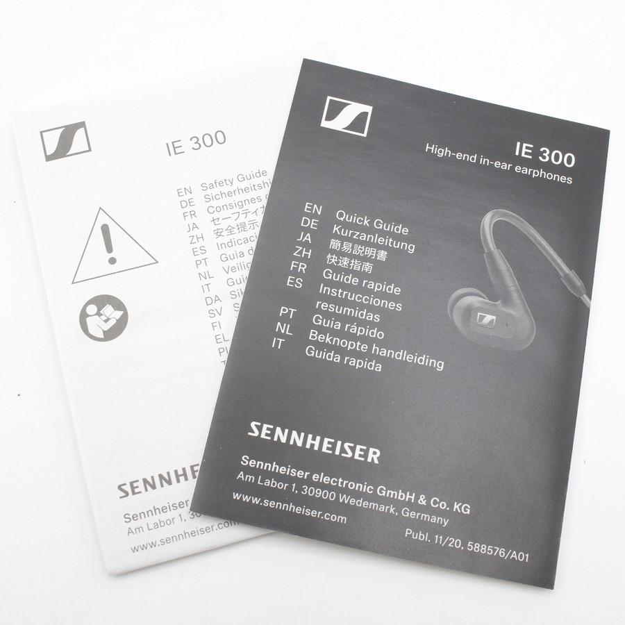 SENNHEISER 【美品】ゼンハイザー IE-300 カナル型 イヤホン