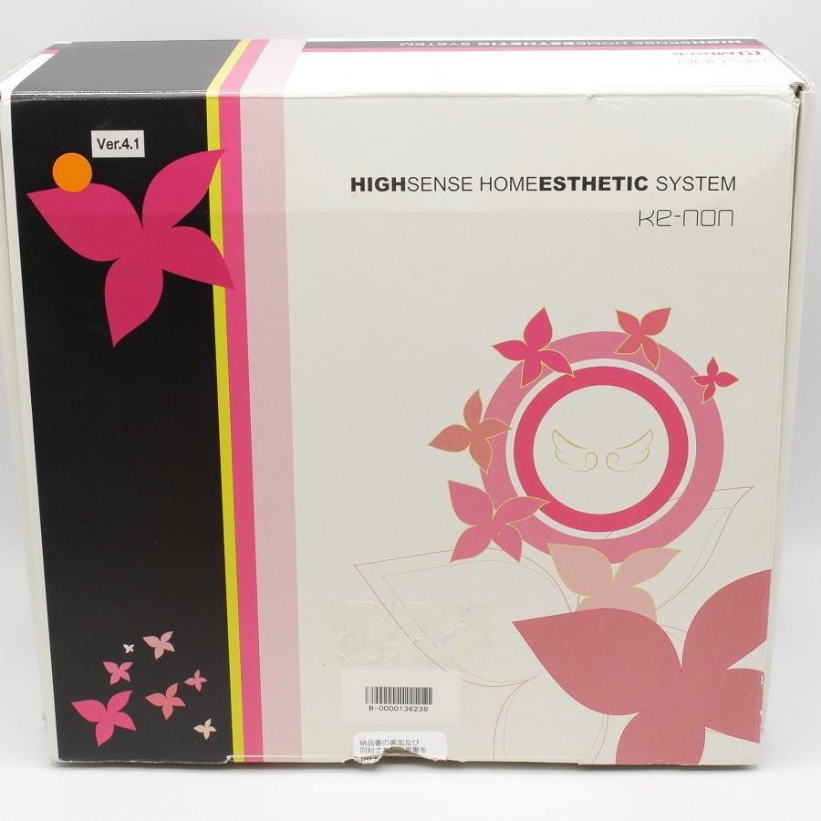 【美品】ケノン Ver.4.1 ピンク 本体＋ラージカートリッジ付 動作確認済 ケノン Ver.4.1 眉脱毛あり カートリッジ3点付き ラージ+