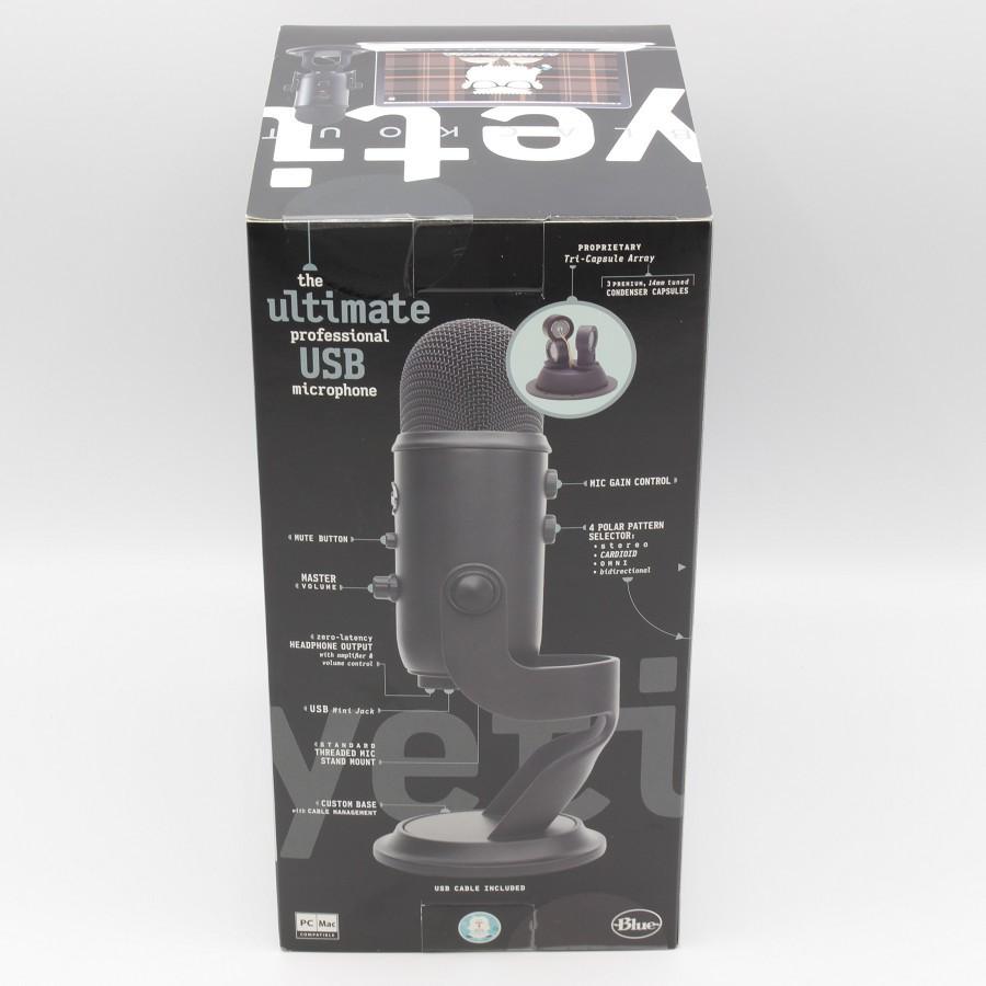 【新品/未開封】Blue Microphones Yeti BM400BK ブラック 高品質USBコンデンサーマイク イエティ ブルーマイクロフォンズ ロジクール 本体 | logicool | 01