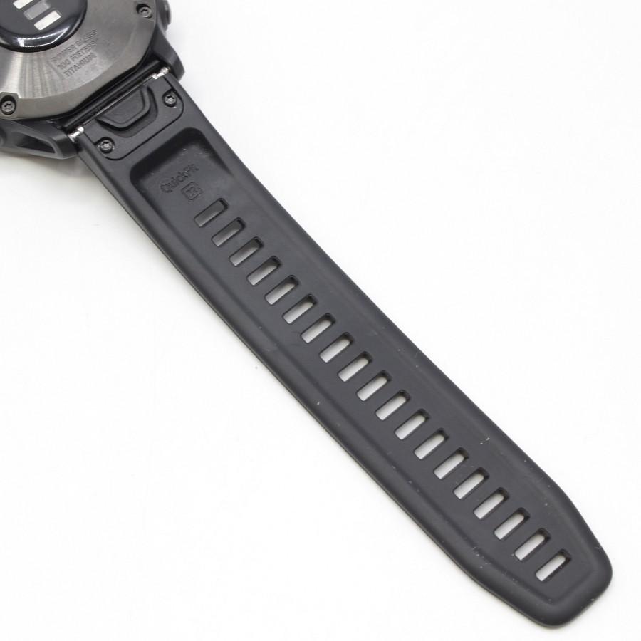 【美品】Garmin fenix 6 Pro Dual Power Ti Carbon Gray DLC/Carbon Gray DLC Ti 010-02410-35 スマートウォッチ 本体 |  | 16