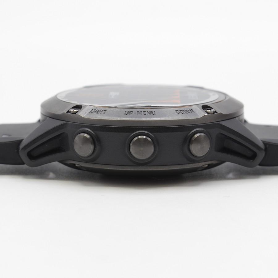 【美品】Garmin fenix 6 Pro Dual Power Ti Carbon Gray DLC/Carbon Gray DLC Ti 010-02410-35 スマートウォッチ 本体 |  | 06