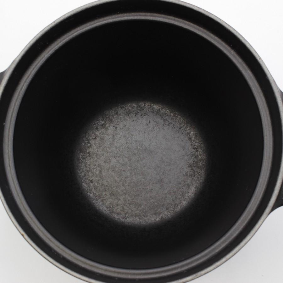 【美品】ル・クルーゼ ココット・エブリィ 18cm マットブラック 21110-18-00 ホーロー 両手鍋 本体 | ココット・エブリィ | 03