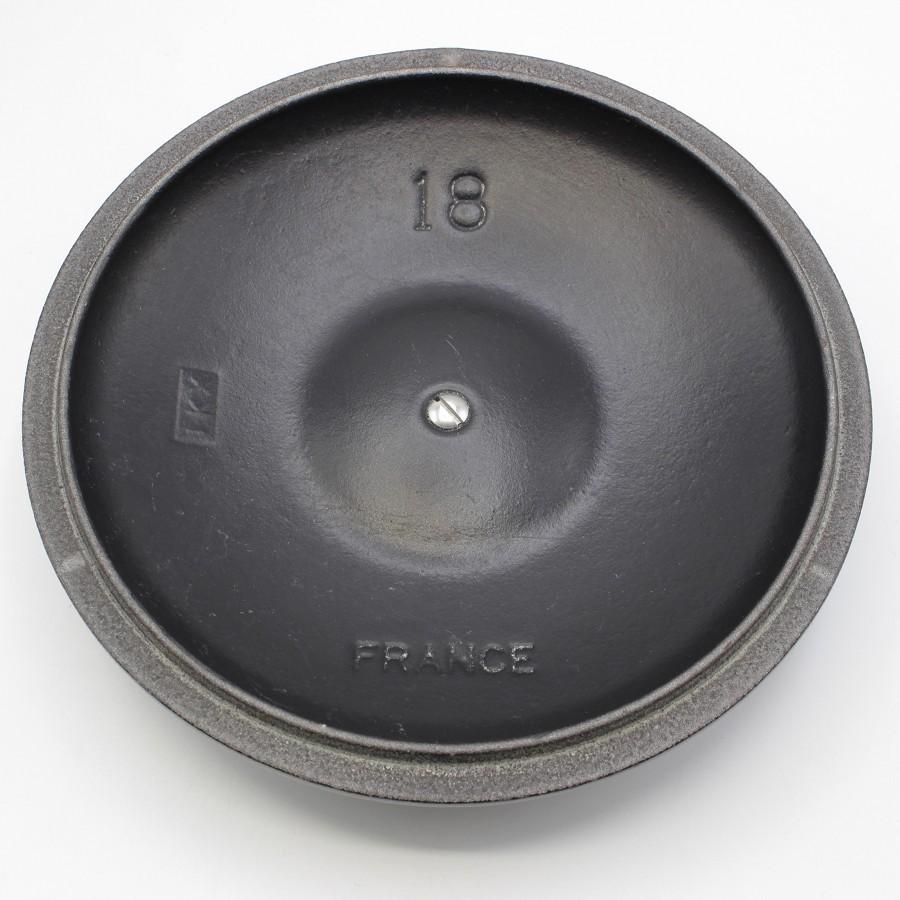 【美品】ル・クルーゼ ココット・エブリィ 18cm マットブラック 21110-18-00 ホーロー 両手鍋 本体 | ココット・エブリィ | 05