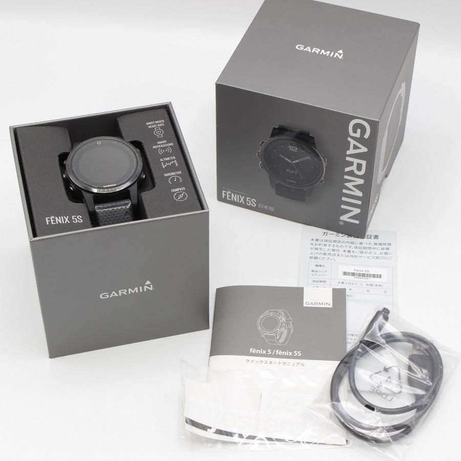 Garmin fenix 5S Sapphire Black 010-01685-44 スマートウォッチ  