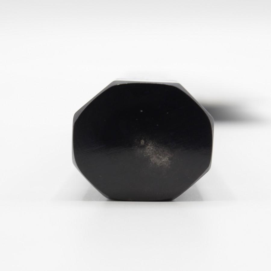 【未使用】堺實光 別誂 青鋼ダマスカス 牛刀 七寸 銀巻黒檀柄 刃渡り約210mm 和牛刀 包丁 |  | 09