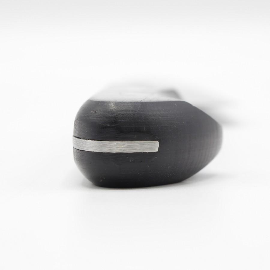 【美品】堺孝行 AUS10 45層ダマスカス鋼 牛刀 七寸 鍔付柄 刃渡り約210mm 洋包丁 Mirror |  | 09