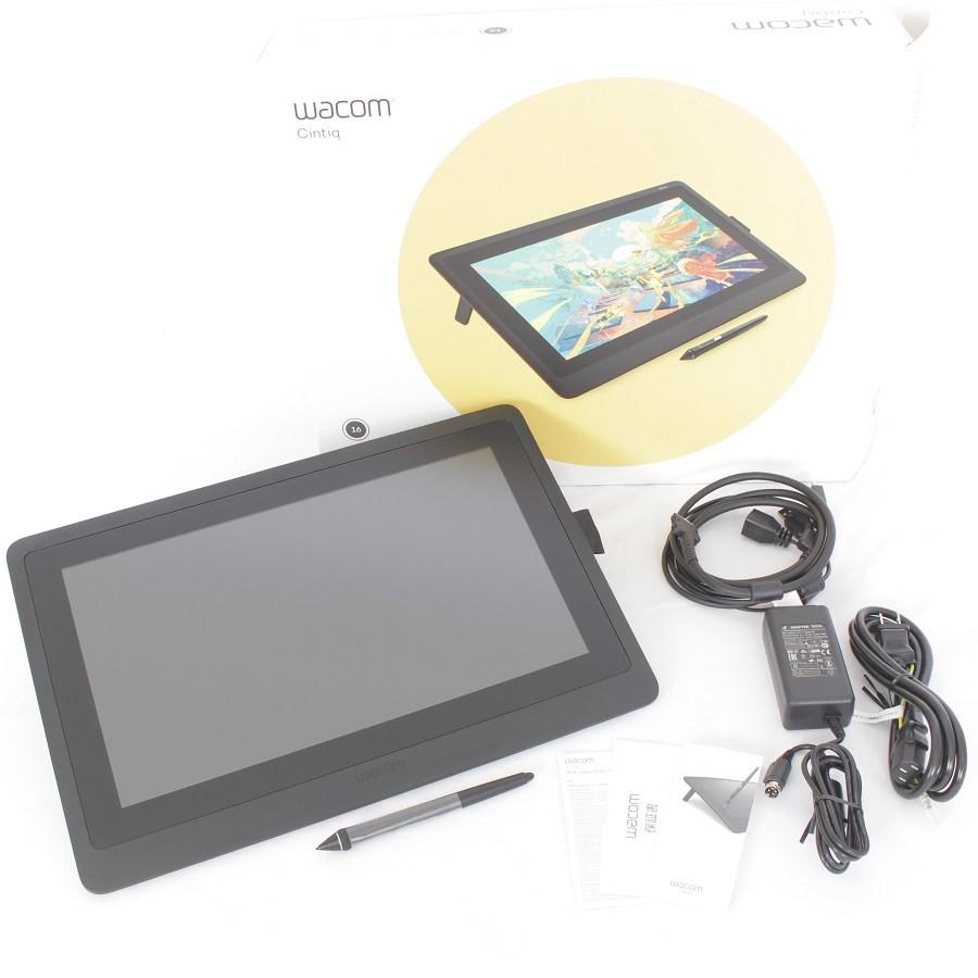 Cintiq 【美品】WACOM 16 FHD DTK1660K1D 液タブ 15.6型 液晶