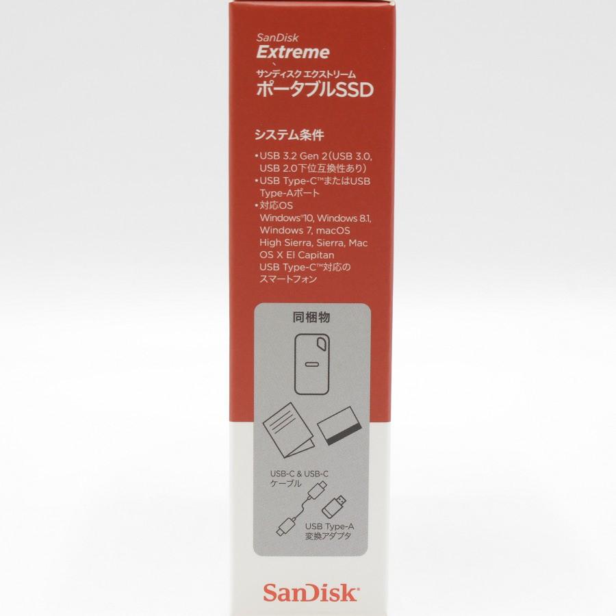 【新品/未開封】サンディスク エクストリーム ポータブルSSD V2 4TB SDSSDE61-4T00-J25 外付けSSD 本体 |  | 02
