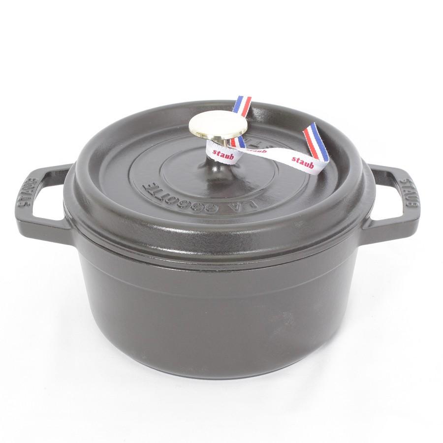【新品】ストウブ ピコ・ココット ラウンド 20cm ブラック 40509-487 ホーロー 両手鍋 本体 | ピコ・ココット | 02