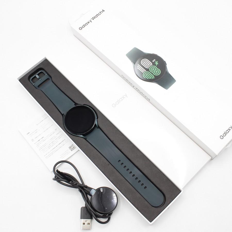 美品】SAMSUNG Galaxy Watch4 44mm SM-R870NZGAXJP グリーン スマート  