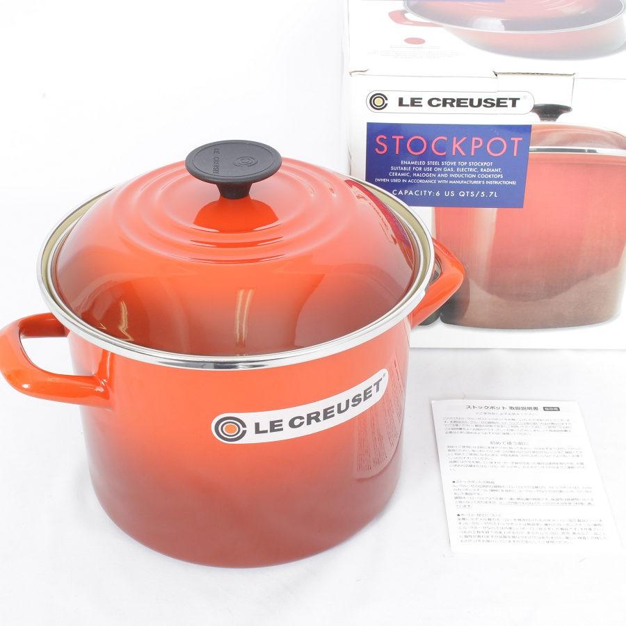 新品 ルクルーゼ 鍋 ストックポット5.7L オレンジ 楽天市場】LE CREUSET ル・クルーゼ 鍋 ストックポット 5.7L