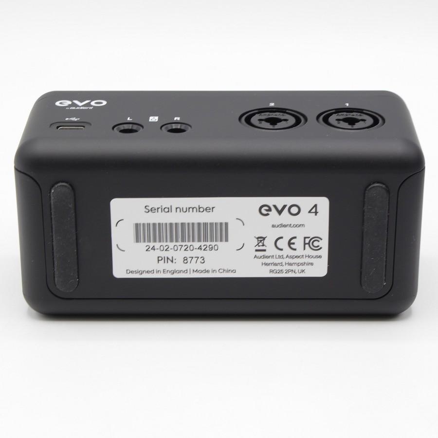 【美品】Audient EVO4 USB オーディオ インターフェイス 2in2out オーディエント エボ 本体 |  | 02