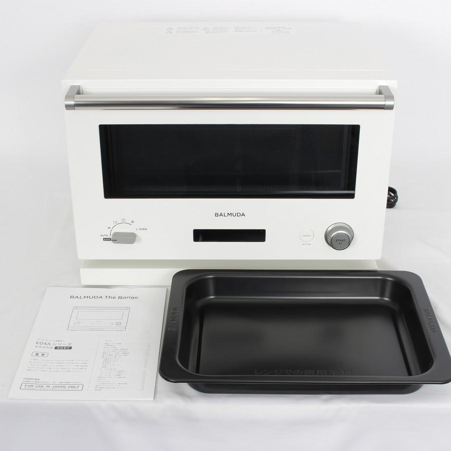 BALMUDA The Range 【美品】BALMUDA K04A-WH ホワイト 18L 電子レンジ 