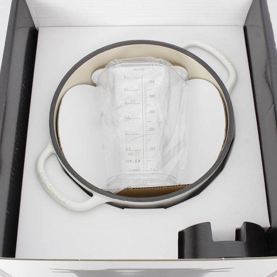 【未使用】バーミキュラ ライスポットミニ 3合炊き RP19A-WH 別売りアクセサリー付き 炊飯器 シーソルトホワイト 本体 |  | 02