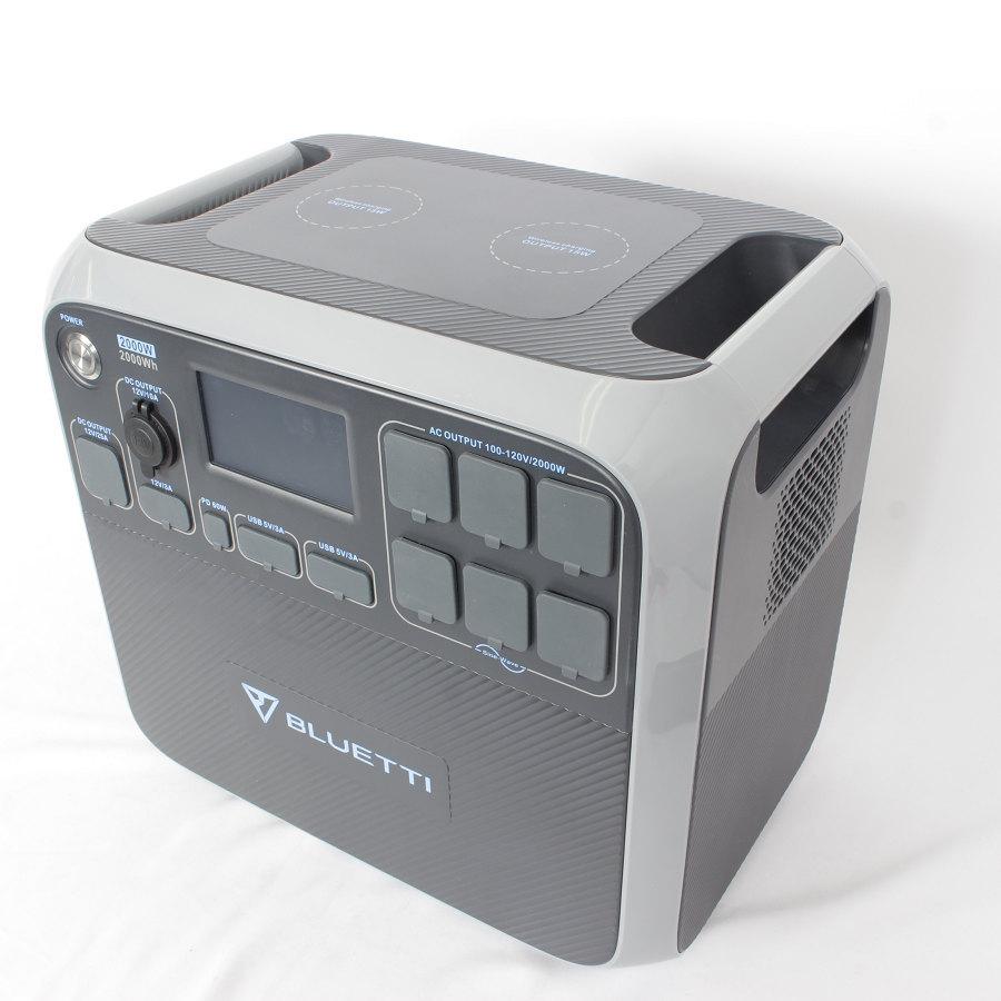 美品】BLUETTI ポータブル電源 AC200P 2,000Wh/2,000W 超大容量 ブルー