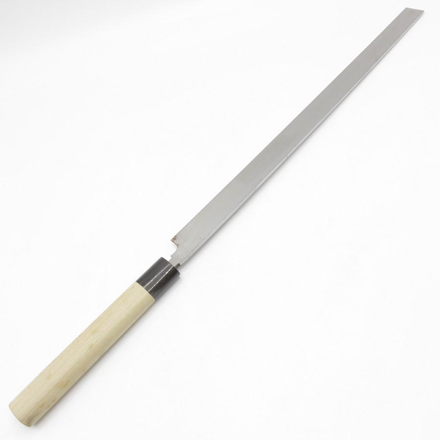 ボーナスストア+5%】正本総本店 本焼 蛸引き包丁 尺一 栗型柄 ボーナスストア+5%】正本総本店 本焼 蛸引き包丁 尺一 栗型柄