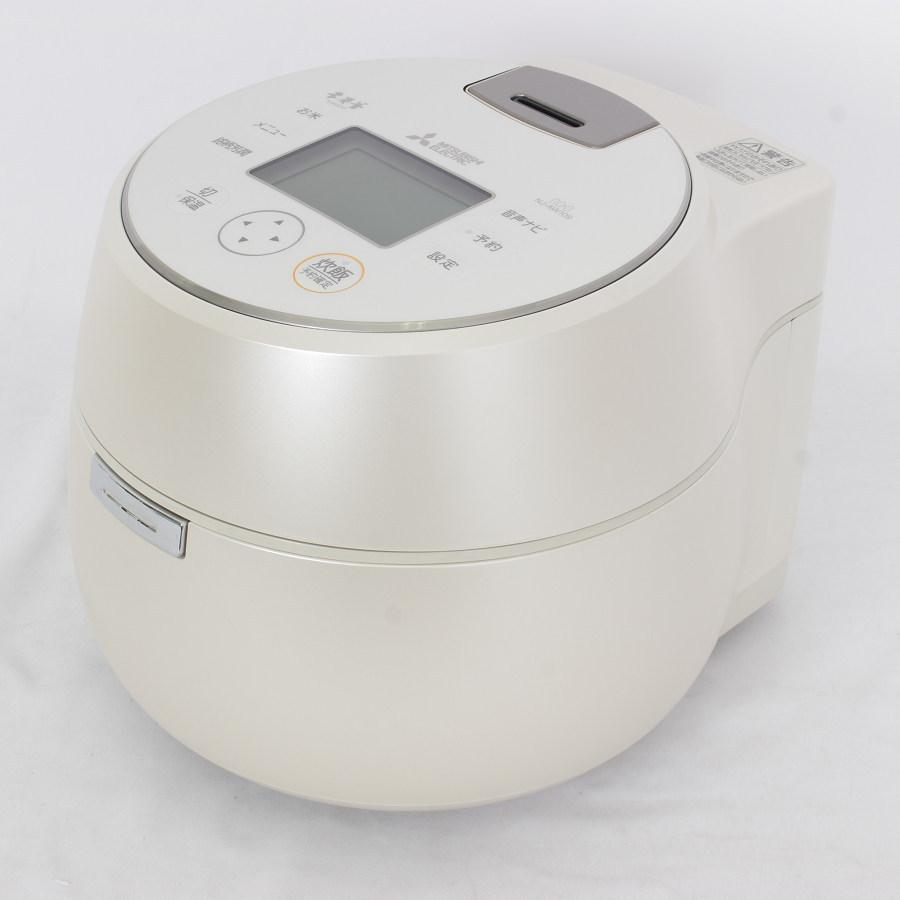 三菱 本炭釜 NJ-AW109-W 白和三盆 IH炊飯器 5.5合炊き KAMADO 羽釜タイプ 八重全面加熱 本体 | 本炭釜 KAMADO | 01