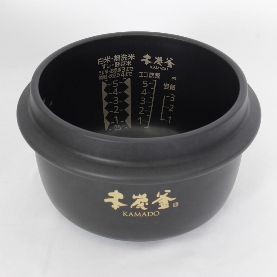 三菱 本炭釜 NJ-AW109-W 白和三盆 IH炊飯器 5.5合炊き KAMADO 羽釜タイプ 八重全面加熱 本体 | 本炭釜 KAMADO | 10