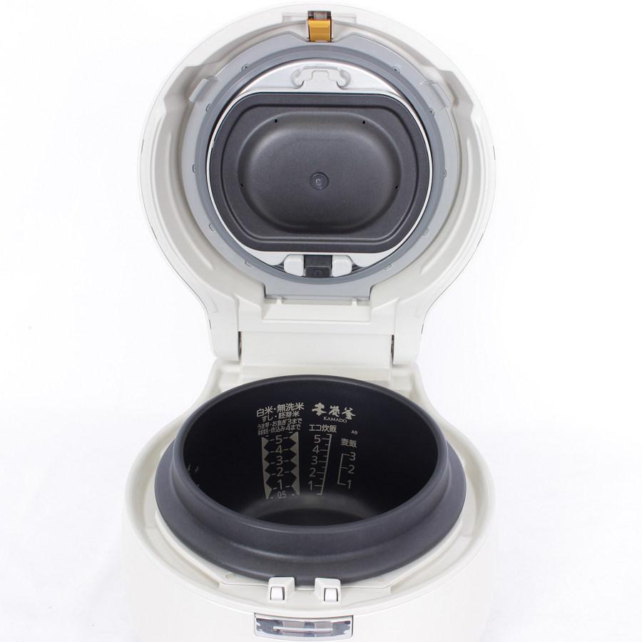 三菱 本炭釜 NJ-AW109-W 白和三盆 IH炊飯器 5.5合炊き KAMADO 羽釜タイプ 八重全面加熱 本体 | 本炭釜 KAMADO | 04