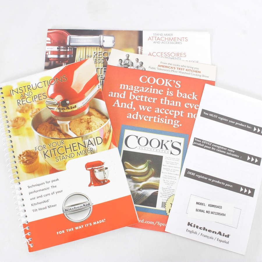 キッチンエイド 9KSM95AC クリーム 4.3L クラシック スタンドミキサー 本体 | KitchenAid | 12