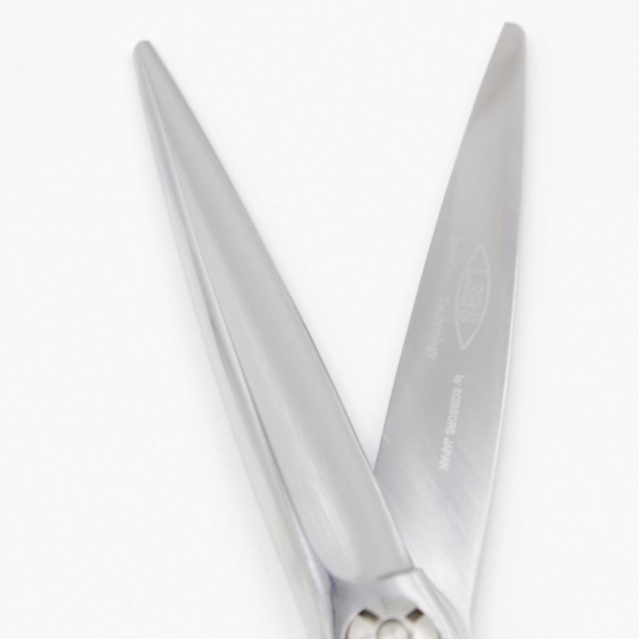 【美品】シザーズジャパン Qvプロペラ LSBS加工 カットシザー 5.8インチ ハマグリ刃 オフセットハンドル AHP58i16N |  | 03