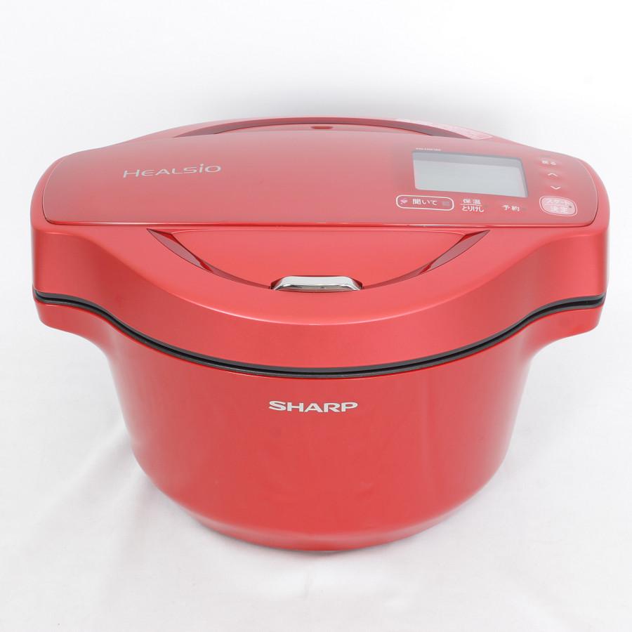 シャープ ヘルシオ ホットクック KN-HW16E-R 無水調理鍋 レッド系 圧力鍋 本体 | ヘルシオ | 01