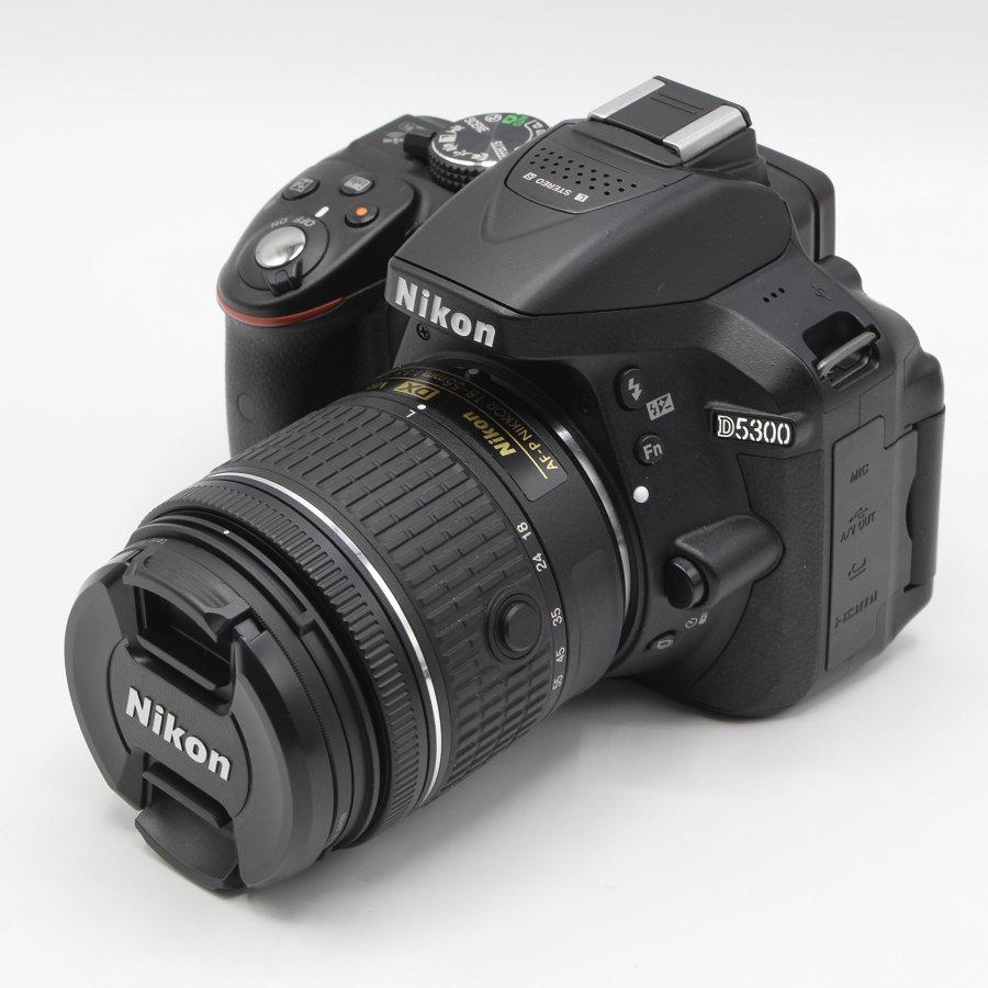 【美品】ニコン D5300 AF-P 18-55 VR レンズキット デジタル一眼レフカメラ ブラック D5300LKP18-55 本体 | ニコンD | 01