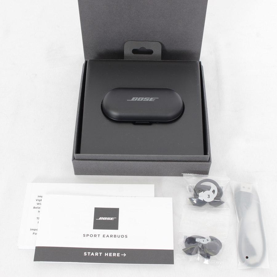 美品】Bose Sport Earbuds 完全ワイヤレスイヤホン トリプルブラック 