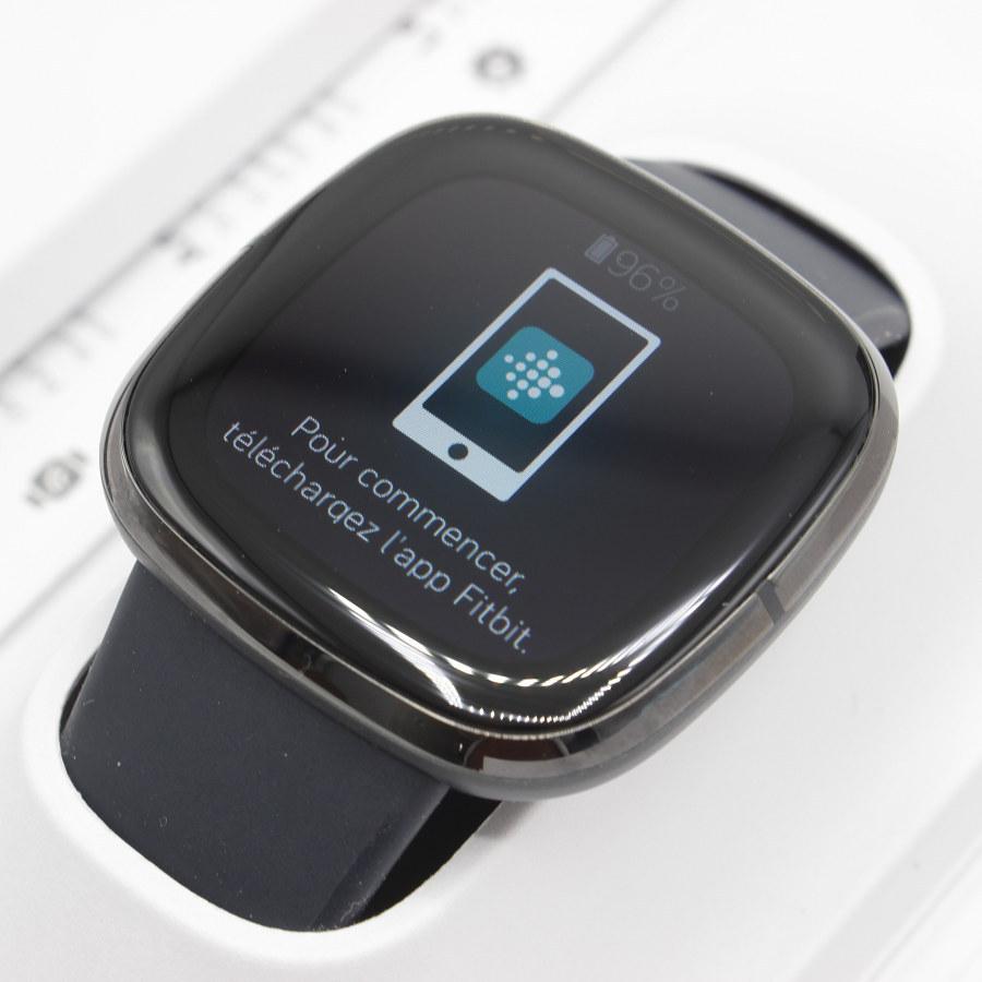 Google Fitbit 【美品】fitbit sense FB512BKBK-FRCJK カーボン