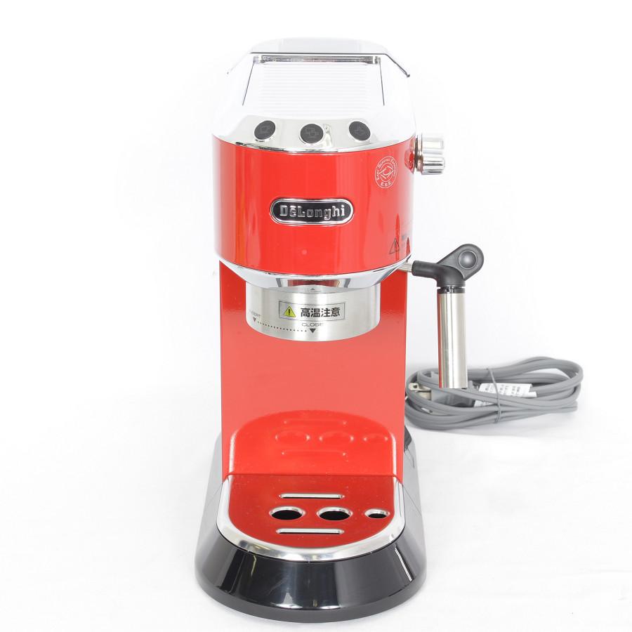 デロンギ デディカ エスプレッソ・カプチーノメーカー レッド EC680R