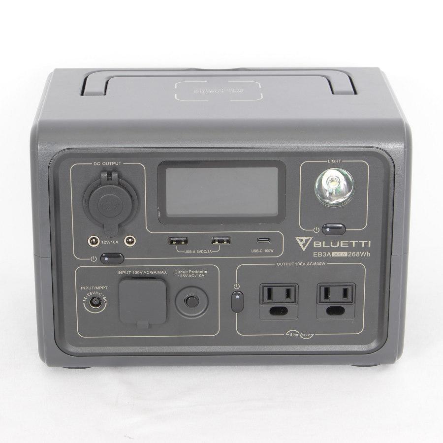 【美品】BLUETTI EB3A ポータブル電源 268.8Wh/600W 蓄電池 非常用電源 ブルーティ 本体 | BLUETTI | 01